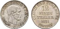 Braunschweig-Calenberg-Hannover 1/12 Taler Ernst August 1837-1851 -