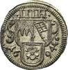 Würzburg, Bistum Einseitiger 3 Heller Johann Gottfried II. von Guttenberg 1684-1698 -