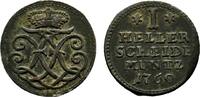 Hessen-Kassel Cu Heller Friedrich II. 1760-1785 -