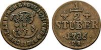 Jülich-Berg Cu 1/2 Stüber Karl Theodor 1742-1799 -