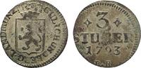 Jülich-Berg 3 Stüber Karl Theodor 1742-1799 -