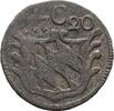 Bayern Einseitiger Pfennig Maximilian II. Emanuel 1679-1726 -