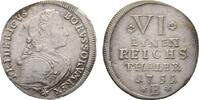 Brandenburg-Preußen 1/6 Taler Friedrich II. 1740-1786 -