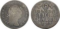 Brandenburg-Preußen 1/6 Taler Friedrich II. 1740-1786 -