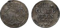 Brandenburg-Preußen 4 Gute Pfennig Friedrich II. 1740-1786 -