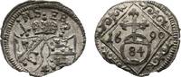 Bamberg, Bistum Dreier (1/84 Taler) Marquard Sebastian Schenk von Staufenberg 1683-1693 -