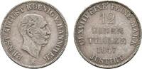 Braunschweig-Calenberg-Hannover 1/12 Taler Ernst August 1837-1851 -