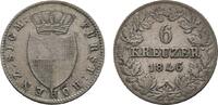 Hohenzollern-Sigmaringen 6 Kreuzer Karl 1831-1848 -