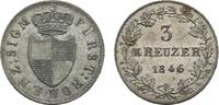 Hohenzollern-Sigmaringen 3 Kreuzer Karl 1831-1848 -