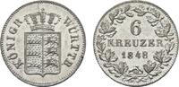 Württemberg 6 Kreuzer Wilhelm I. 1816-1864 -