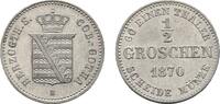 Sachsen-Coburg-Gotha 1/2 Groschen Ernst II. 1844-1893 -