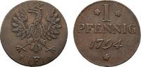 Frankfurt, Stadt Cu Pfennig -