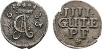 Corvey, Abtei 4 Gute Pfennige Christoph von Bellinghausen 1678-1696 -