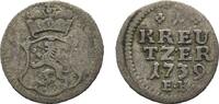 Hanau-Münzenberg Kreuzer Wilhelm VIII. von Hessen-Kassel 1736-1760 -