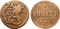 Hessen-Kassel Cu 8 Heller Friedrich II. 1760-1785 -