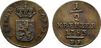 Hessen-Kassel Cu 1/2 Kreuzer Friedrich II. 1760-1785 -