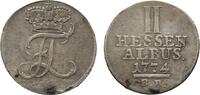 Hessen-Kassel 2 Albus Friedrich II. 1760-1785 -
