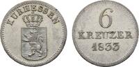 Hessen-Kassel 6 Kreuzer Wilhelm II. und Friedrich Wilhelm 1831-1847 -