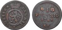 Hessen-Darmstadt Cu Pfennig Ludwig IX. 1768-1790 -