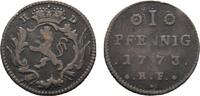 Hessen-Darmstadt Cu Pfennig Ludwig IX. 1768-1790 -