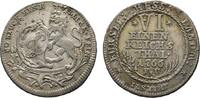 Hessen-Kassel 1/6 Taler Friedrich II. 1760-1785 -