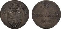 Hessen-Darmstadt Cu 1/4 Kreuzer Ludwig I. 1806-1830 -