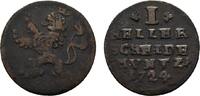 Hessen-Kassel Cu Heller Karl 1670-1730 -