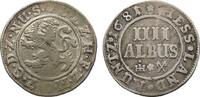 Hessen-Kassel 4 Albus (1/8 Taler) Karl 1670-1730 -