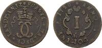 Waldeck Cu Pfennig Karl August Friedrich 1728-1763 -