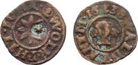 Waldeck Cu Pfennig Wolrad VI., Philipp und Johann 1638-1640 -