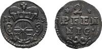 Trier, Erzbistum 2 Pfennig Franz Ludwig, Pfalzgraf zu Neuburg 1716-1729 -