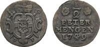 Trier, Erzbistum 1/2 Petermännchen Franz Georg von Schönborn 1729-1756 -