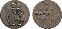 Trier, Erzbistum Cu Pfennig Clemens Wenzel von Sachsen 1768-1794 -