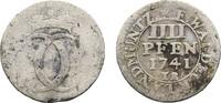 Waldeck 4 Pfennig Karl August Friedrich 1728-1763 -