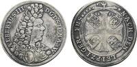 Sachsen-Coburg 1/6 Taler Albrecht III. 1680-1699 -