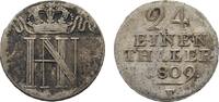 Westfalen, Königreich 1/24 Taler Hieronymus Napoleon 1807-1813 -