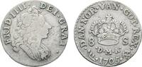 Norwegen 8 Skilling Friedrich IV. 1699-1730 -