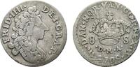 Norwegen 8 Skilling Friedrich IV. 1699-1730 -