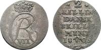 Norwegen 2 Skilling Christian VII. 1766-1808 -