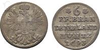 Brandenburg-Preußen 6 Pfennig Friedrich III. 1688-1701 -