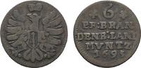 Brandenburg-Preußen 6 Pfennig Friedrich III. 1688-1701 -