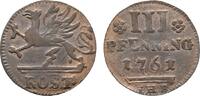 Mecklenburg-Rostock, Stadt Cu 3 Pfennig -