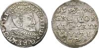 Baltikum-Riga, Stadt 3 Gröscher Sigismund III. von Polen 1587-1632 -
