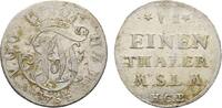 Mecklenburg-Strelitz 1/6 Taler Adolph Friedrich IV. 1752-1794 -