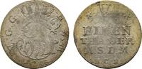 Mecklenburg-Strelitz 1/6 Taler Adolph Friedrich IV. 1752-1794 -