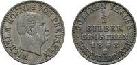Brandenburg-Preußen 1/2 Silbergroschen Wilhelm I. 1861-1888 -