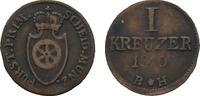 Frankfurt, Fürstprimatische Staaten Kreuzer Carl Theodor von Dalberg 1806-1815 -