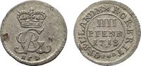 Braunschweig-Calenberg-Hannover 4 Pfennig Georg I. 1714-1727 -
