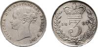 Großbritannien Threepence Victoria 1837-1901 -