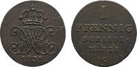 Braunschweig-Calenberg-Hannover Cu Pfennig Wilhelm IV. 1830-1837 -